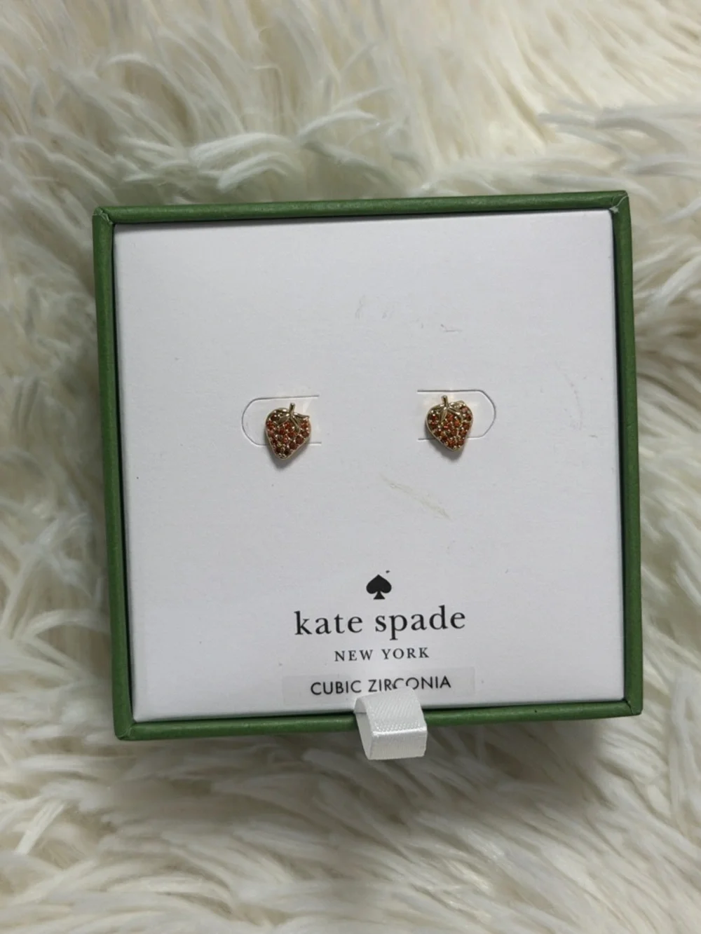 kate spade Strawberry Stud Earrings